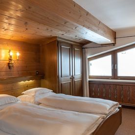 Doppelbett im Appartement